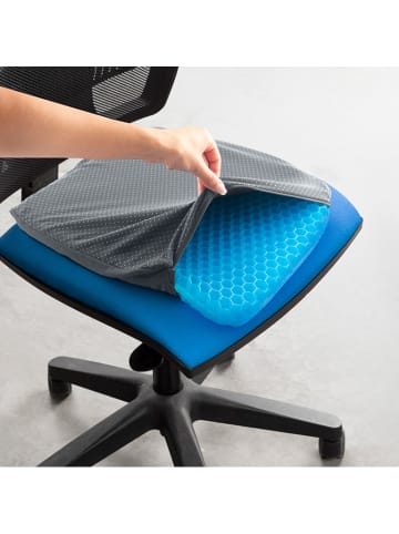 InnovaGoods Zitkussen grijs - (L)39 x (B)37 cm