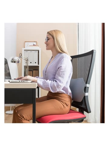 InnovaGoods Lendenkissen in Blau/ Grau