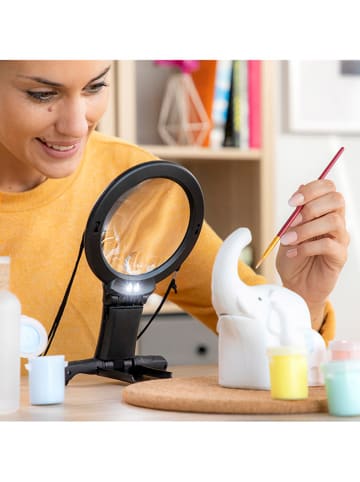 InnovaGoods Loep met ledlampje zwart - (H)23 x Ø 13,5 cm
