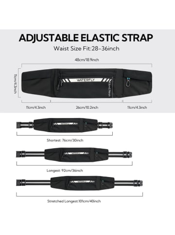 Waterfly Sportgürtel "RP03 7.0" in Schwarz