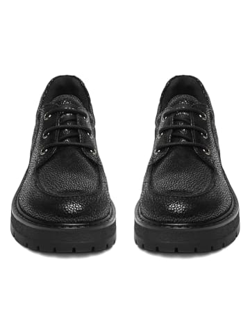 Badura Leder-Schnürschuhe in Schwarz