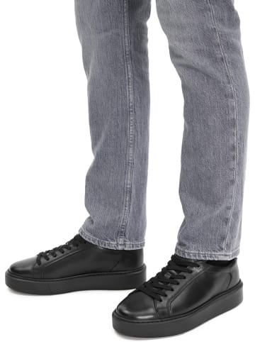 Badura Leder-Sneakers in Schwarz