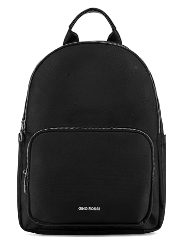 Gino Rossi Rucksack in Schwarz - (B)30 x (H)41 x (T)12 cm