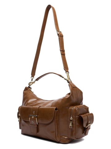 Badura Shopper bruin - (B)44 x (H)28 x (D)18 cm