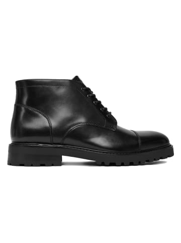 Gino Rossi Leder-Boots in Schwarz