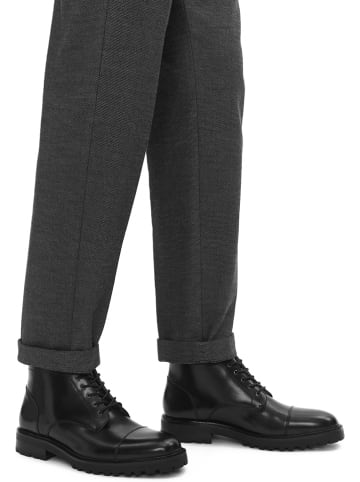 Gino Rossi Leder-Boots in Schwarz