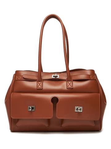 Gino Rossi Schultertasche in Hellbraun - (B)53 x (H)28 x (T)13 cm