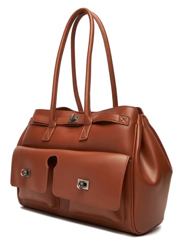 Gino Rossi Schultertasche in Hellbraun - (B)53 x (H)28 x (T)13 cm