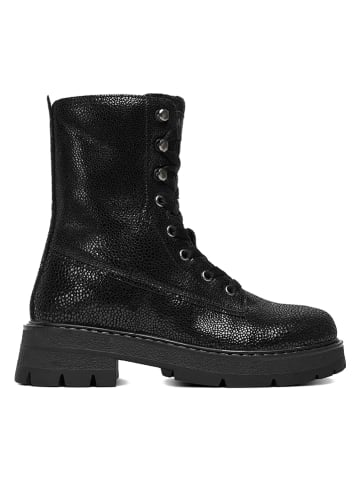 Badura Leren boots zwart