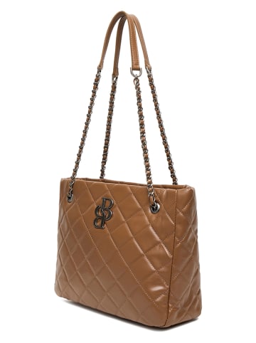 Badura Schultertasche in Hellbraun - (B)36 x (H)25,5 x (T)11,5 cm