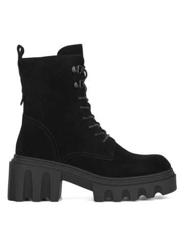 Badura Leder-Boots in Schwarz