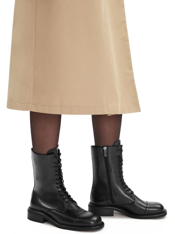 Gino Rossi Leder-Boots in Schwarz