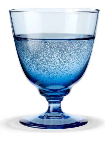 Holme Gaard Szklanki (4 szt.) "Flow" w kolorze niebieskim - 350 ml