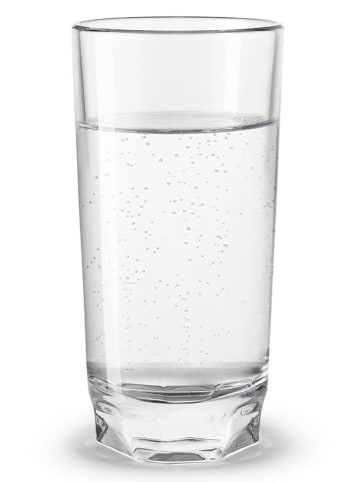 Holme Gaard 2er-Set: Longdrinkgläser "Prism" in Transparent - 400 ml