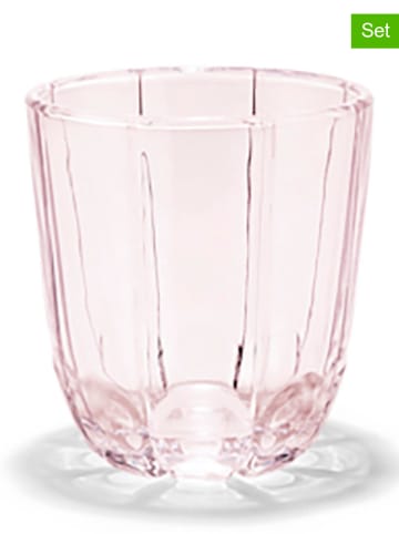 Holme Gaard Szklanki (2 szt.) w kolorze jasnoróżowym - 320 ml