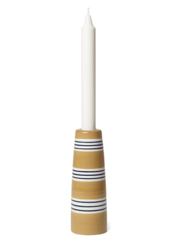Kähler Kerzenhalter "Omaggio Nuovo" in Ocker - (H)16 cm