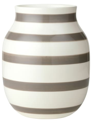 Kähler Wazon "Omaggio" w kolorze szaro-białym - wys. 20 cm