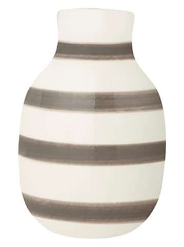 Kähler Vaas "Omaggio" grijs/wit - (H)12,5 cm