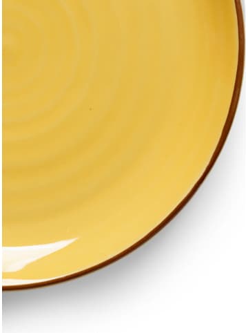 Kähler 6er-Set: Dessertteller "Colore" in Gelb - Ø 19 cm