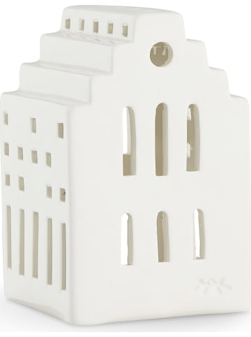 Kähler Theelichthouder "Urbania Long church" wit - (B)7 x (H)10 cm