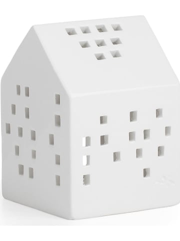 Kähler Świecznik "Urbania Classic" w kolorze białym - 9 x 9,5 x 7 cm