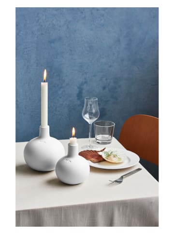 Kähler Kaarshouder "Globo" wit - (H)16,5 x Ø 15 cm