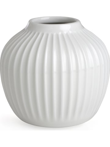 Kähler Vase "Hammershøi" in Weiß - (H)12,5 cm