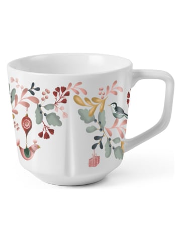 Rosendahl Kubek "Cottage" w kolorze białym ze wzorem - 300 ml