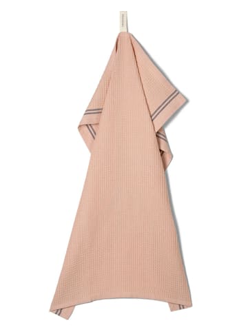 Rosendahl 2-delige set: theedoeken "Alpha" lichtroze - (L)70 x (B)50 cm