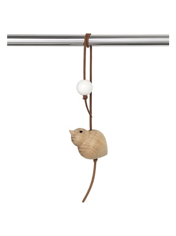 Rosendahl Zawieszka dekoracyjna "Nordic Tales" w kolorze jasnobrązowym - dł .4,5 cm