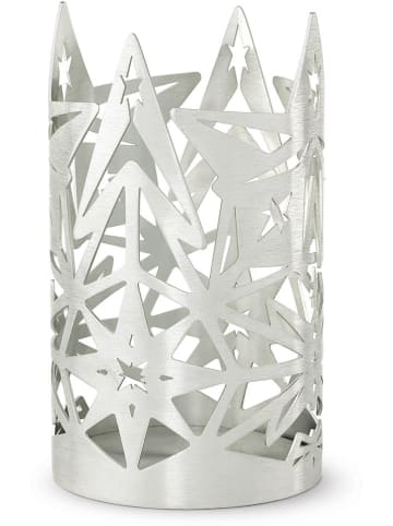 Rosendahl Windlicht in Silber - (H)13,5 cm