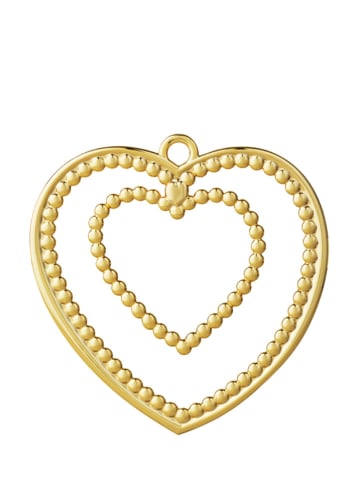 Rosendahl Dekohänger "Ball Heart" in Gold - (H)12 cm