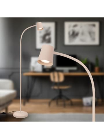 Briloner Lampa stojąca w kolorze beżowym - wys. 127,5 x Ø 21 cm