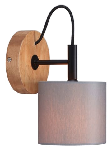 Briloner Wandleuchte in Hellbraun/ Grau - (B)17,8 cm