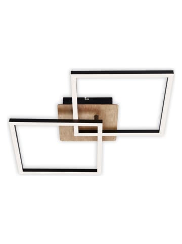 Briloner LED-Deckenleuchte in Hellbraun/ Schwarz - EEK G (A - bis G)