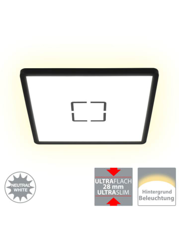 Briloner Ledplafonnière zwart/wit - energieklasse E (A tot G)