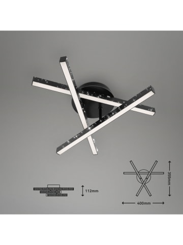 Briloner LED-Deckenleuchte in Schwarz - EEK D (A bis G)