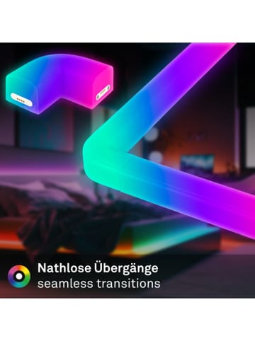 Briloner Lampa ścienna RGB-LED w różnych kolorach - KEE F (A do G)