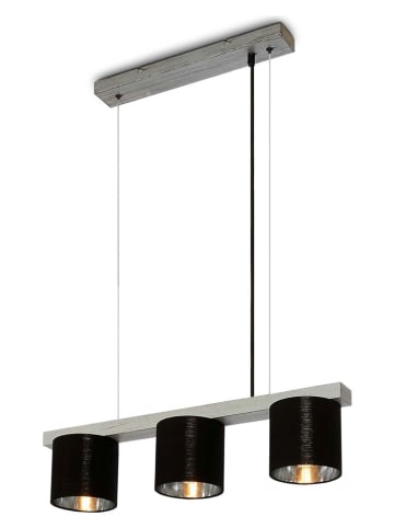 Briloner Lampa wisząca w kolorze srebrno-czarnym - 136 x 65 cm