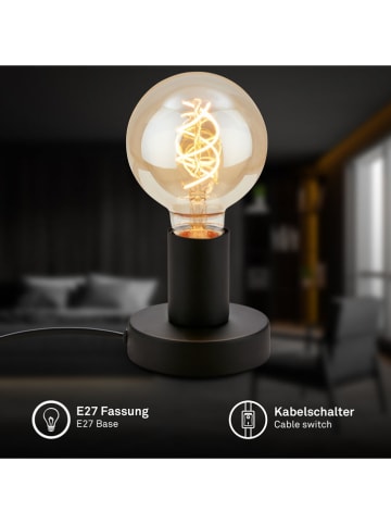 Briloner Lampa stołowa w kolorze czarnym - wys. 9 cm