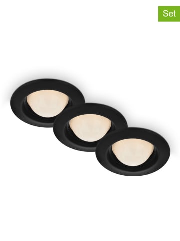 Briloner Lampy wpuszczane LED (3 szt.) w kolorze czarnym - KEE F (A do G)