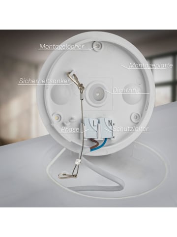 Briloner CCT ledplafonnière zwart - energieklasse D (A tot G)