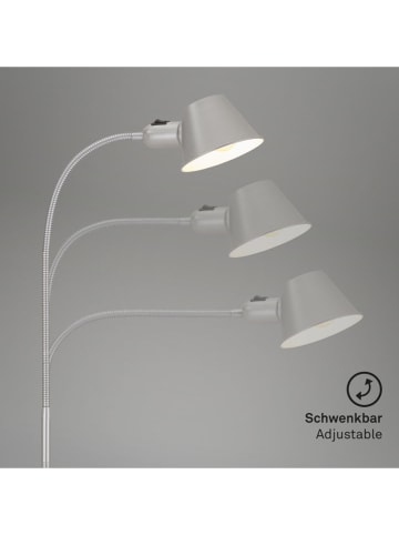 Briloner Tafellamp zilverkleurig - (B)42 x (H)65 cm