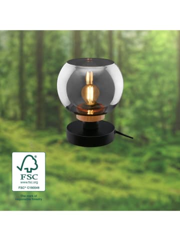 Briloner Lampa stołowa w kolorze czarno-szarym - wys. 19 cm