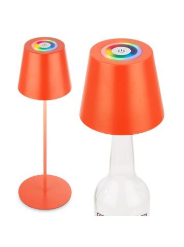 Briloner RGB-LED-Tischleuchte "Calida" in Orange - EEK G (A bis G)