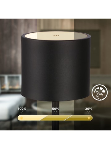 Briloner Lampa stołowa LED "Sigo" w kolorze czarnym - KEE F (A do G)