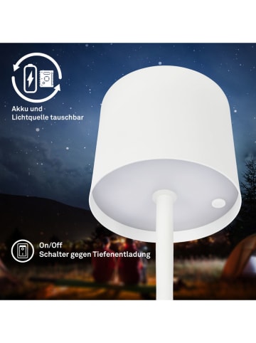 Briloner Lampa stołowa LED "Sigo" w kolorze białym - KEE F (A do G)