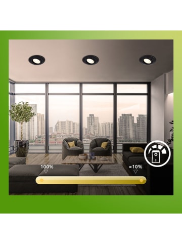 Briloner 3er-Set: LED-Einbauleuchten in Schwarz- EEK F (A bis G)