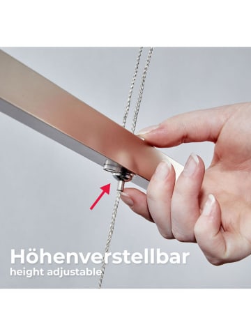 Briloner LED-Hängeleuchte in Silber - EEK F (A bis G)