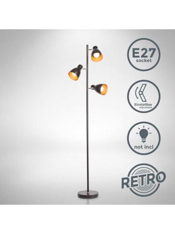 Briloner Standleuchte in Schwarz - (H)166,5 cm